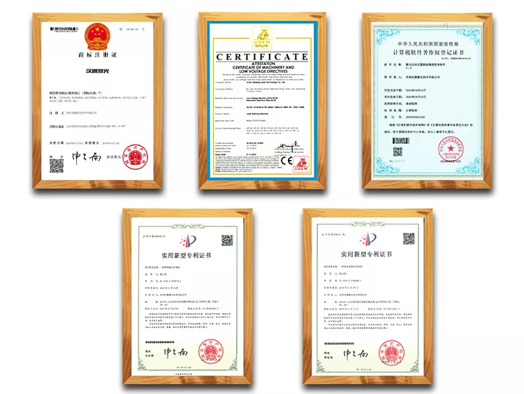 HANTENCNC's Certificates