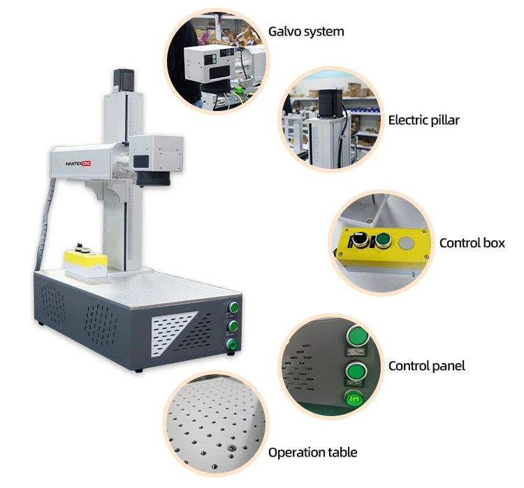 20W 30W Handheld Fiber Laser Marking Machine