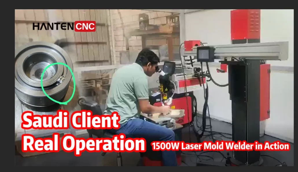 1500W Laser Mold Welder in Action - Saudi Client Real Operation