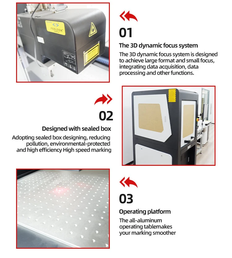 2023 Top Rated 3D Laser Marking Machine for Surface Texturing