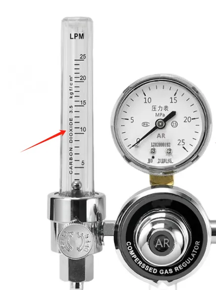 Flow Meter and Pressure Gauge for Gas