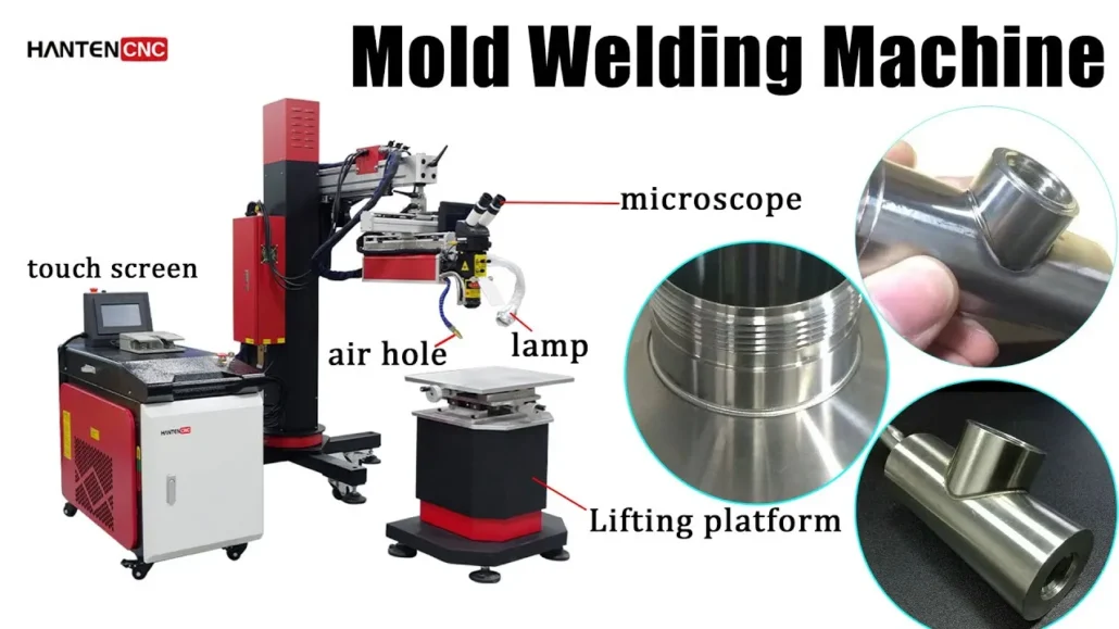 Articulated Arm Mold Laser Welding Machine With X Y Z Axis 1000W 1500W