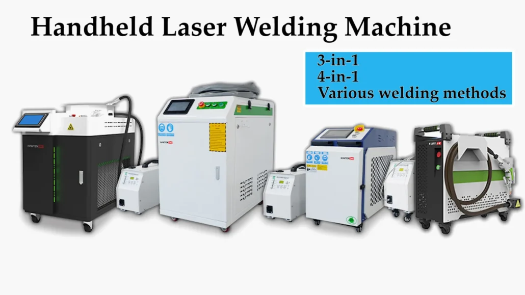 HANTENCNC 3-in-1 and 4-in-1 Handheld Laser Welding Machines