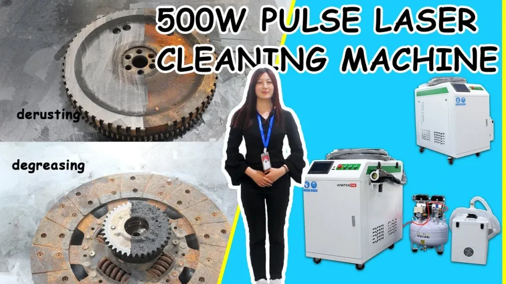 Small 500w High Power Pulse Laser Cleaning Machine For Metal