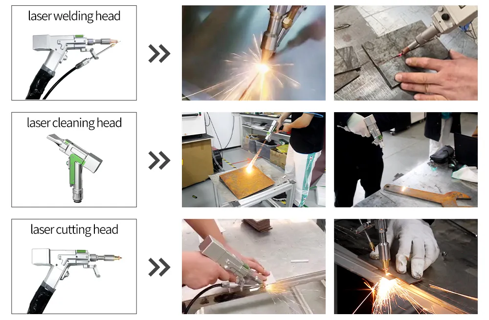 functions of 3 in 1 laser welding machine