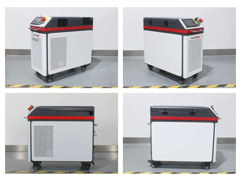 200W Air-Cooled Pulse Laser Cleaning Machine Detailed Display