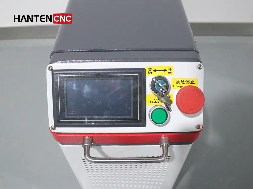 200W Air-Cooled Pulse Laser Cleaning Machine Display Screen Showcase