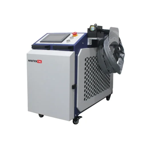 300W Water-Cooled Pulse Laser Cleaning Machine Left Side