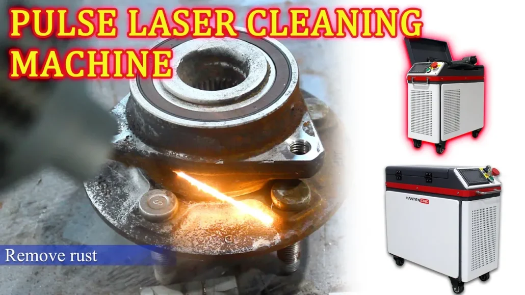 Cover of 200W laser rust cleaner with a retractable cleaning head