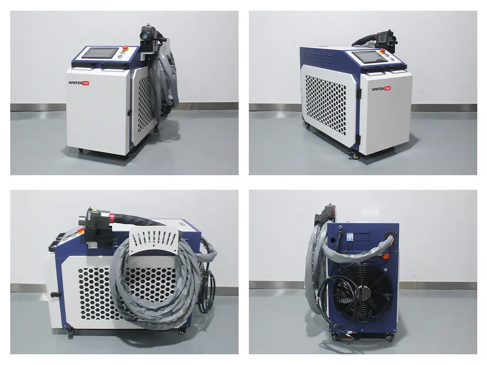 display of 500W laser rust cleaners