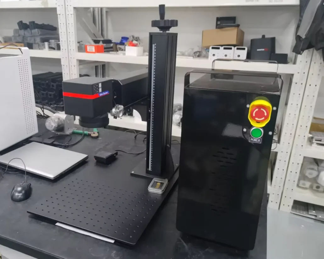 black Split-type Mini Laser Marking Machine for Metal