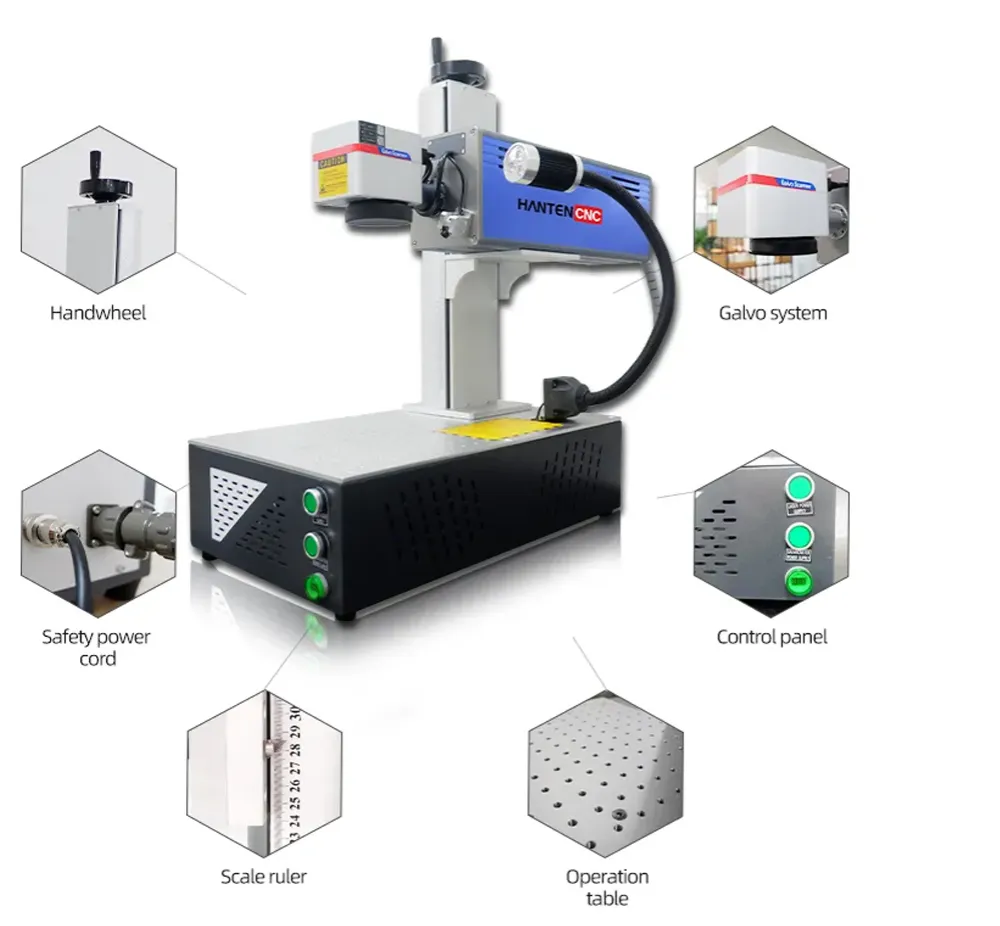 co2 laser marking machine display-component