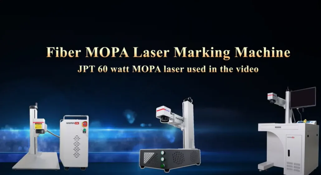 color laser marking machine video