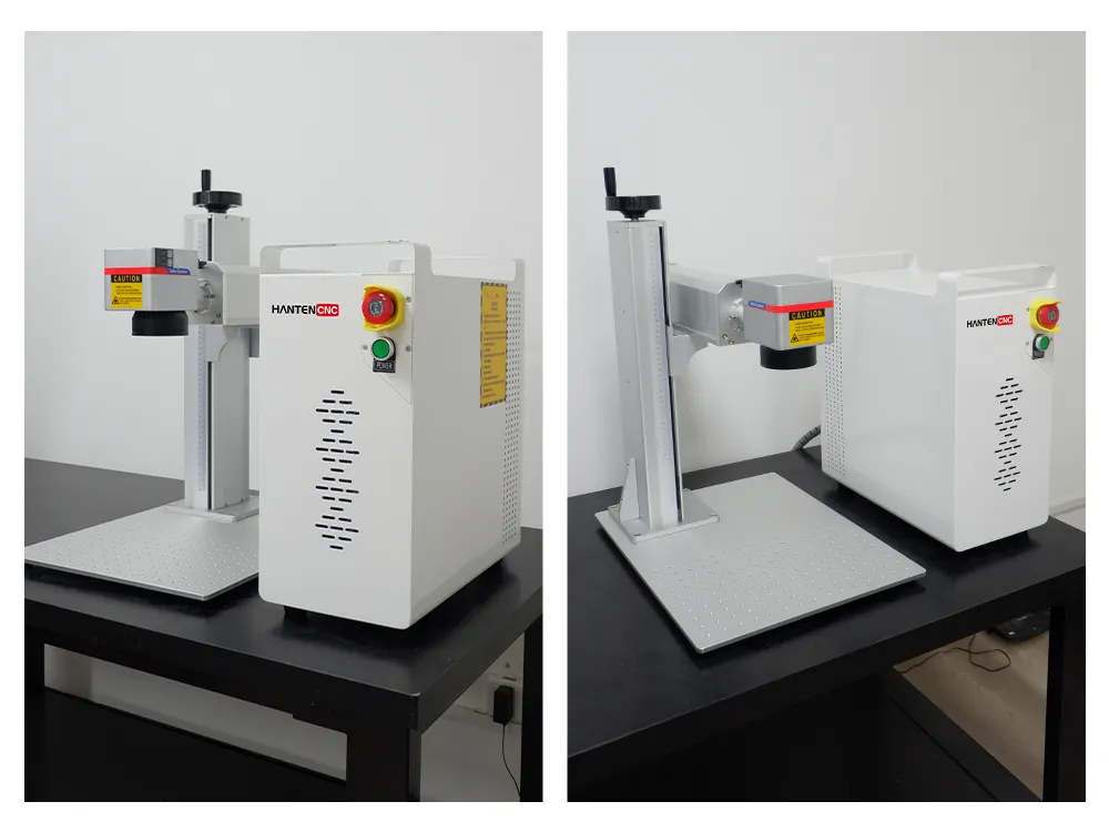 portable laser marking machine for metal-white