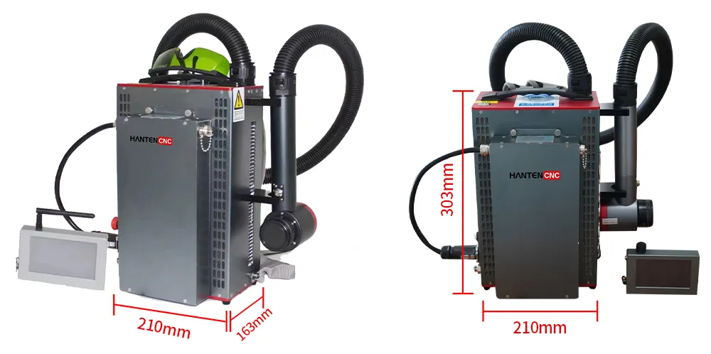 50w laser cleaner dimensions