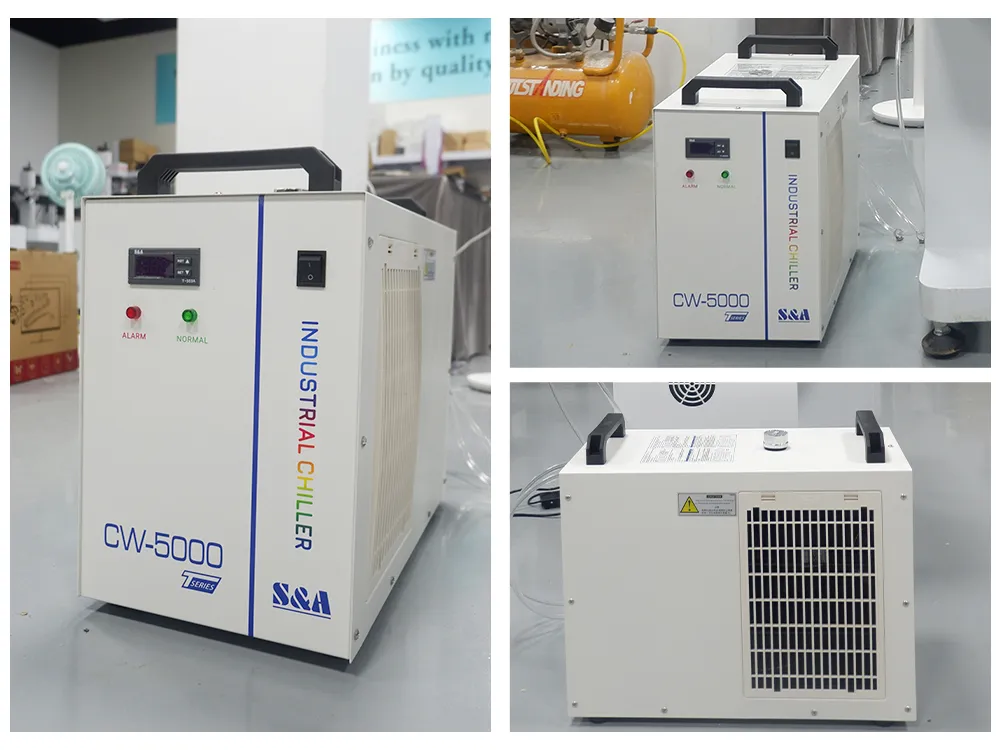 water chiller for desktop ultraviolet laser marker