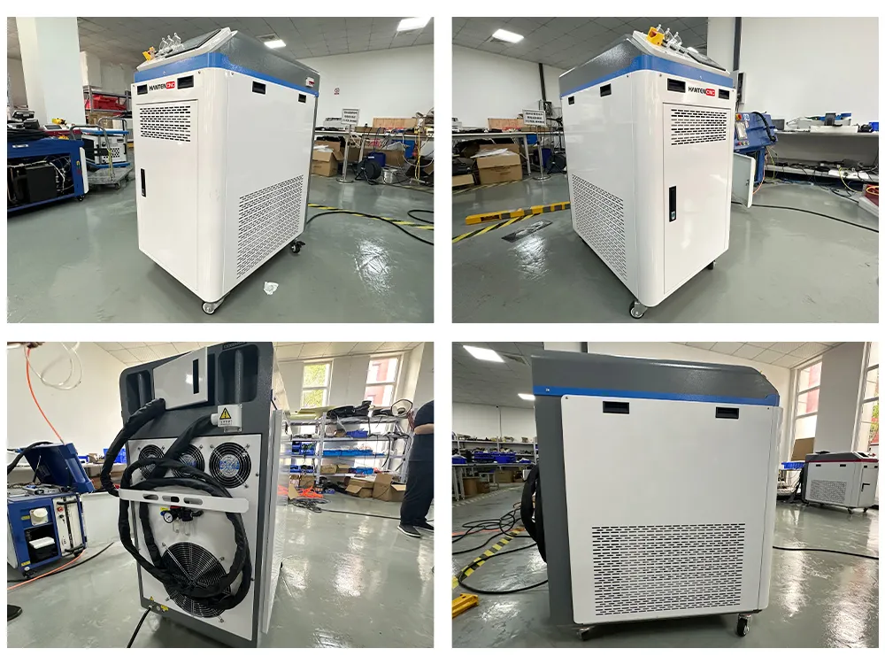 composite laser cleaning machine display