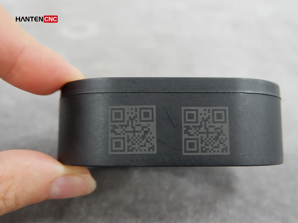 Fiber laser marker marking QR code