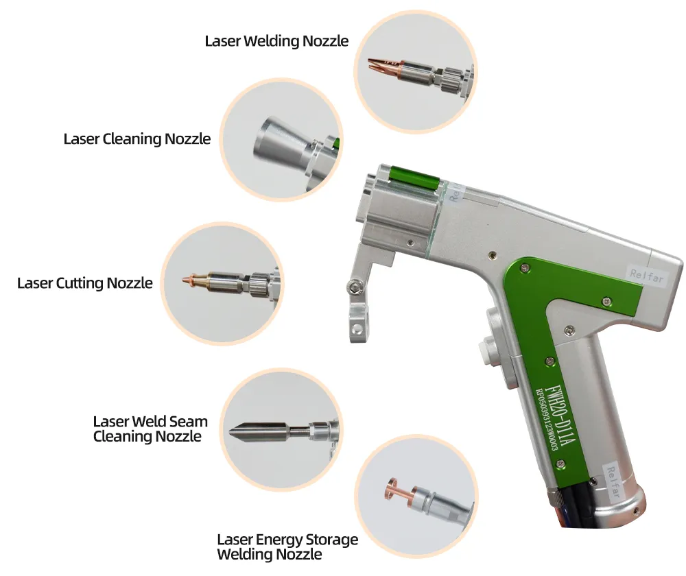 5 Laser Welding Nozzles - 5 in 1 Laser Welding Machines