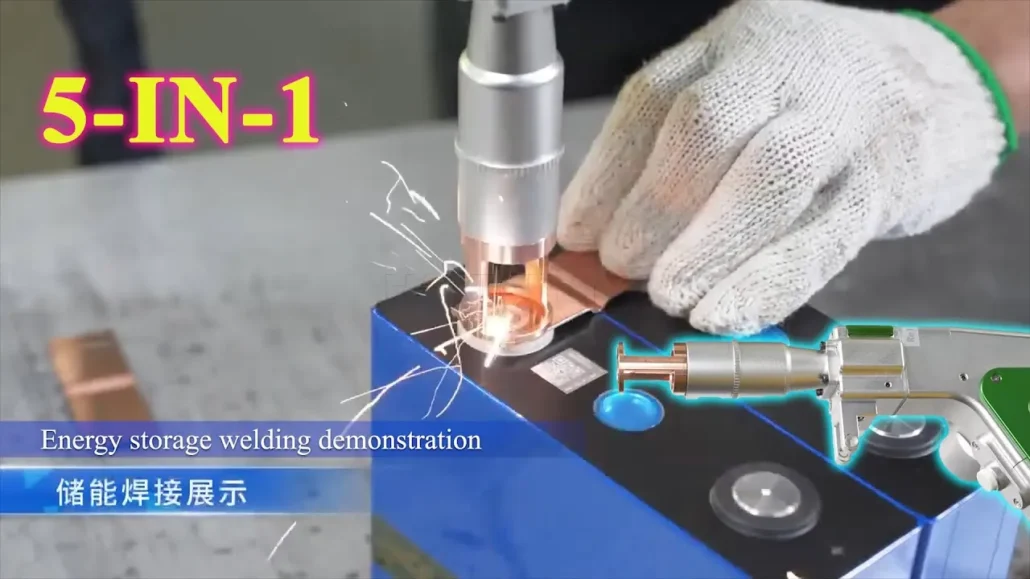 5 in 1 Handheld Laser Welding Machine-Nozzle Replacement, Settings, and Function Demonstrations