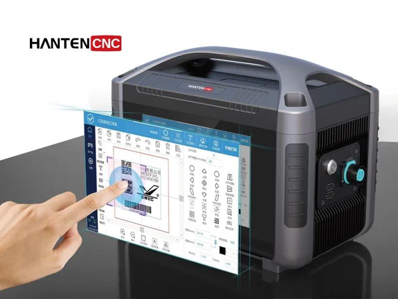 Touch screen of handheld laser marking machine