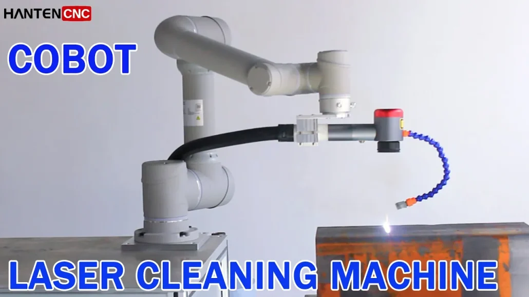 cobots laser cleaning machine videos