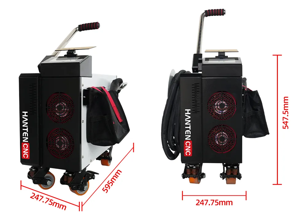 SEAGULL3™ 500W Air-cooled Handheld Laser Rust Removal - HANTENCNC