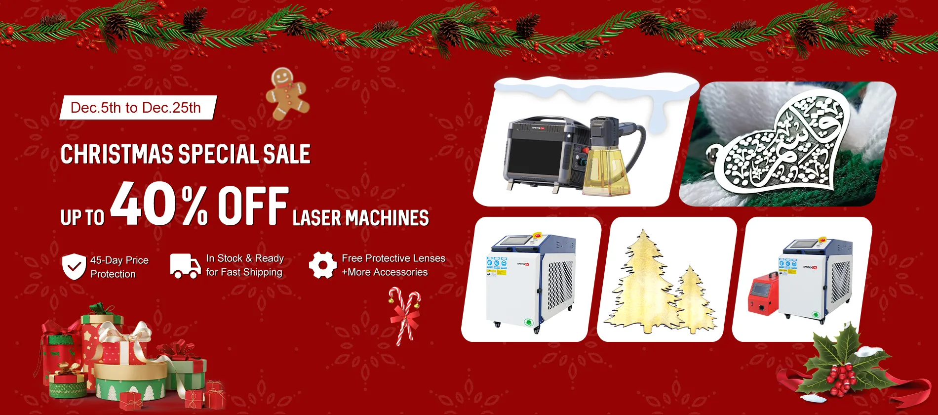 Christmas Sale HantenCNC Banner