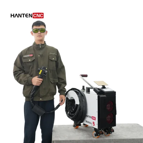 SEAGULL3™ 500W Air-cooled Handheld Laser Rust Removal with ZBTK laser cleaning gun - HANTENCNC