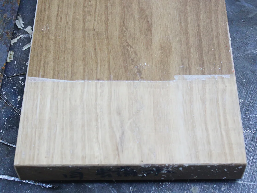 plywood paint cleaning Effects-Before vs After