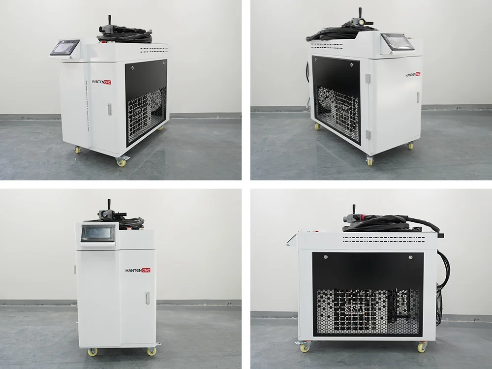 500w pulse laser cleaning machine display