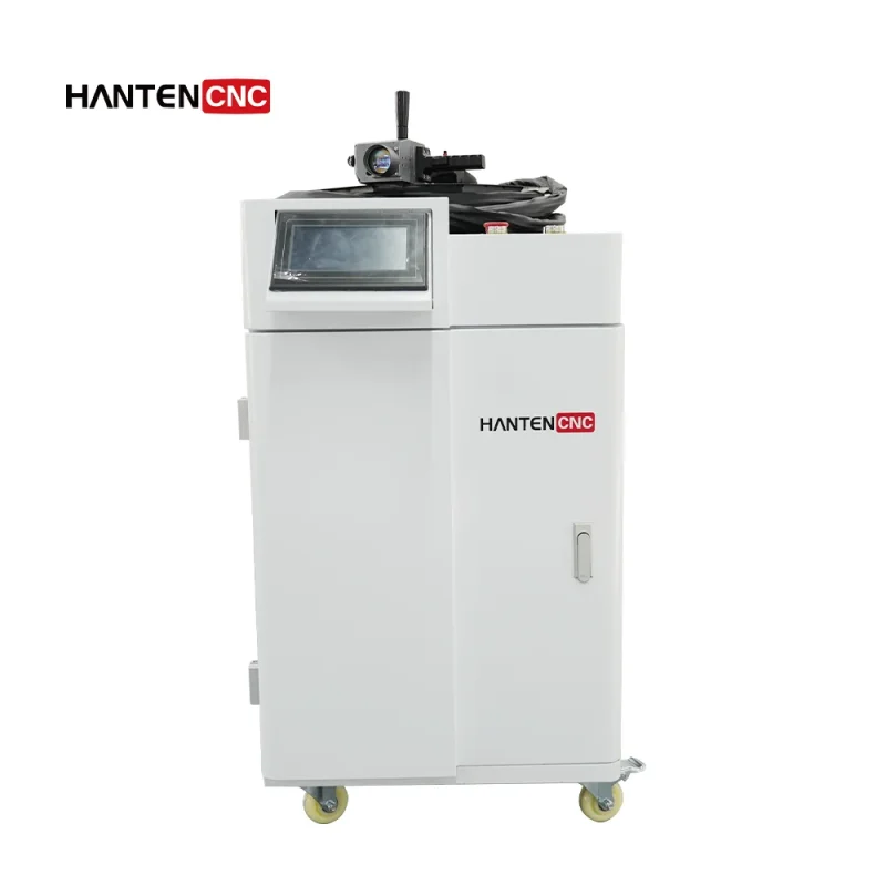 500w pulse laser cleaning machine of hantencnc