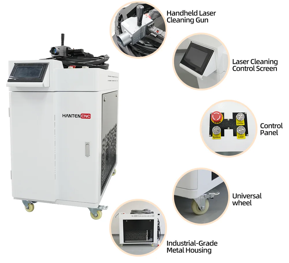 Component-Details-Display-of-500w-Pulse-Laser-Cleaning-Machine