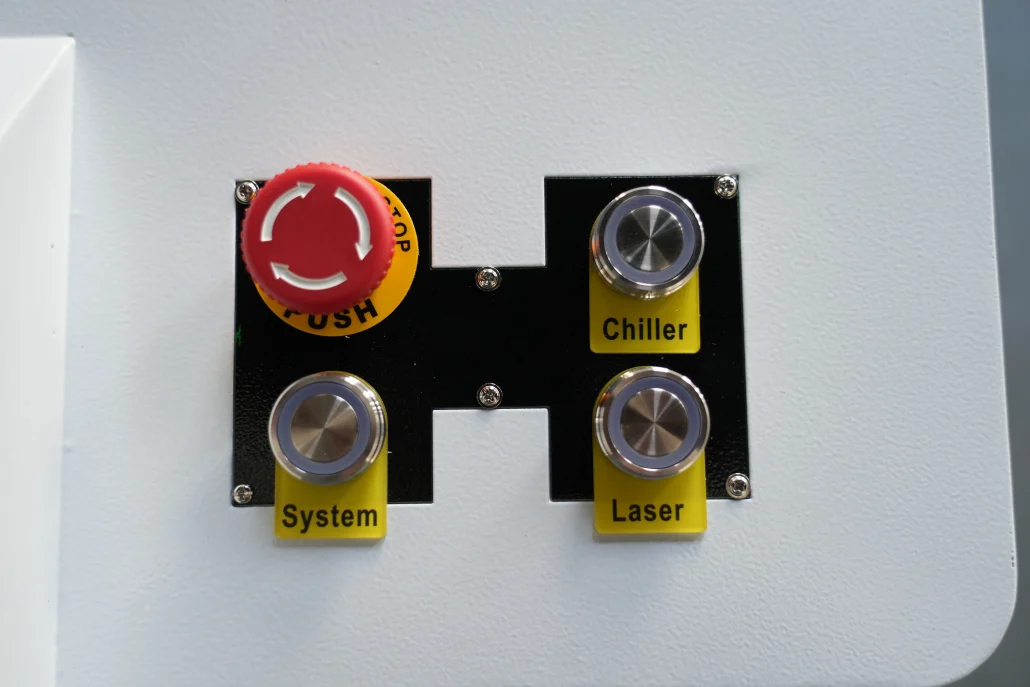 How to Operate a Continuous Laser Cleaning Machine - control panel