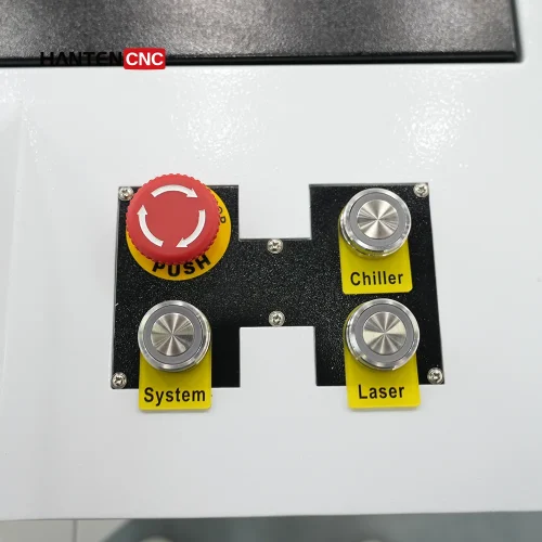 control panel of 500w pulse laser cleaning machine