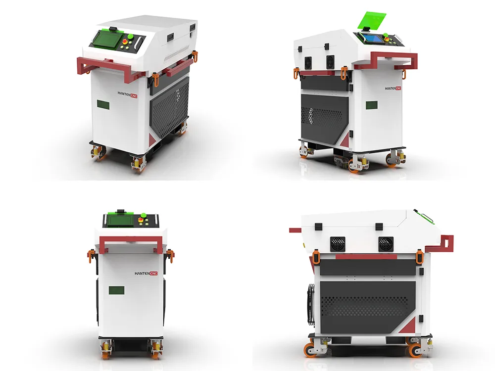 2000w laser cleaner machine display