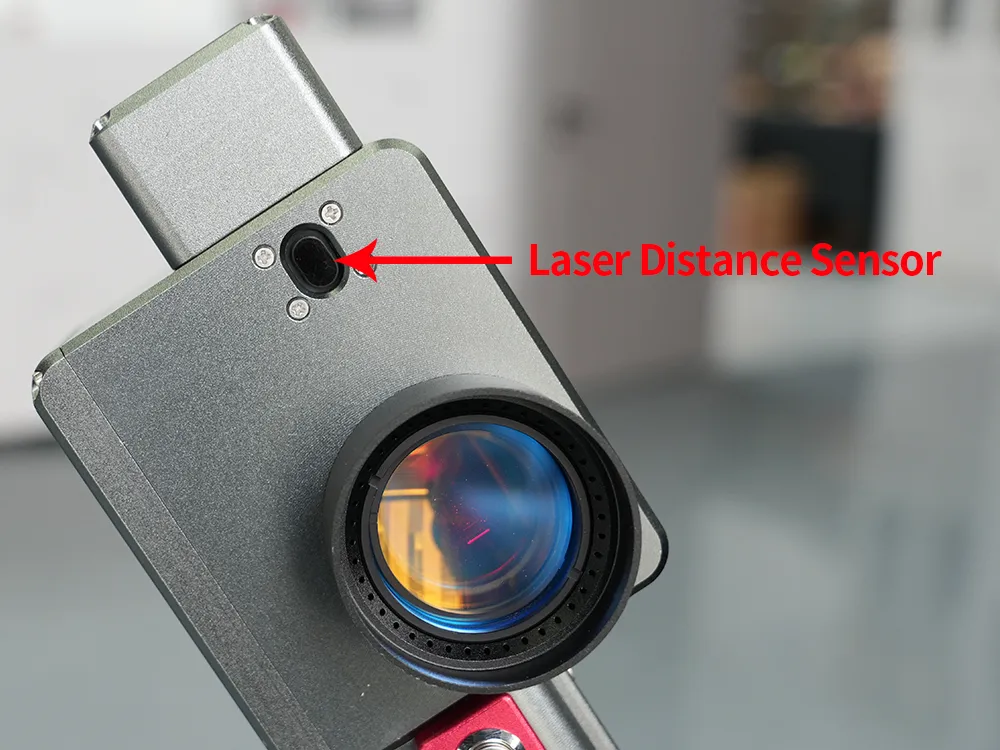 1000W pulse laser cleaning gun features a built-in laser distance sensor - HANTENCNC