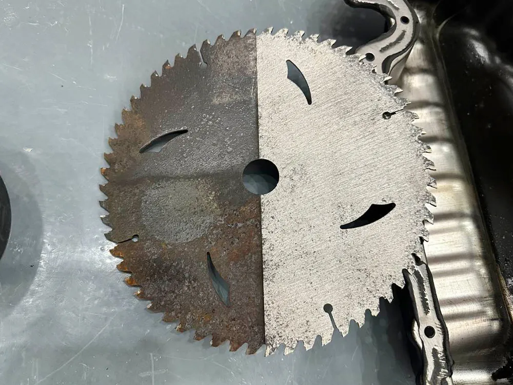 laser oxide layer and rust removal HANTENCNC