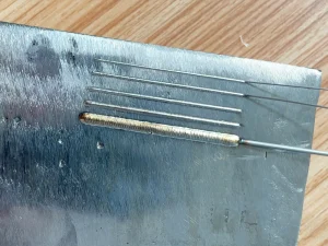 welding sample 1-Integrated Arm-type Laser Welding Machine for Mould Repair