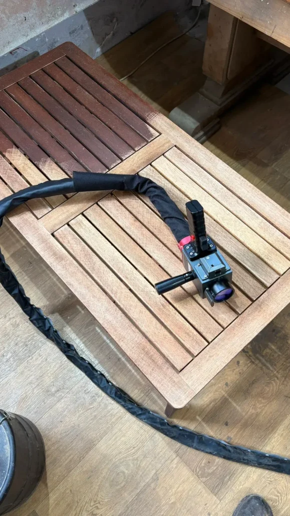 300w 5mJ SEAGULL2 laser wood stripping machine