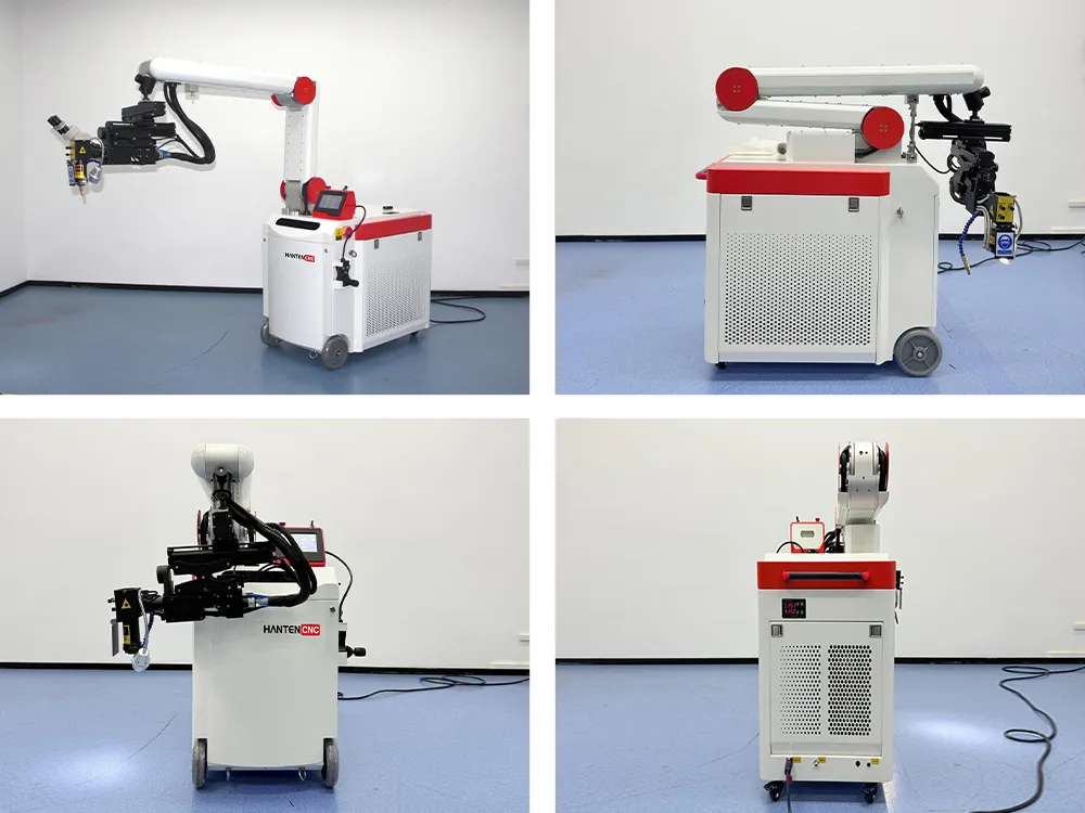 Articulated-Arm Laser Welding Machine for Large Mold Repair machine display