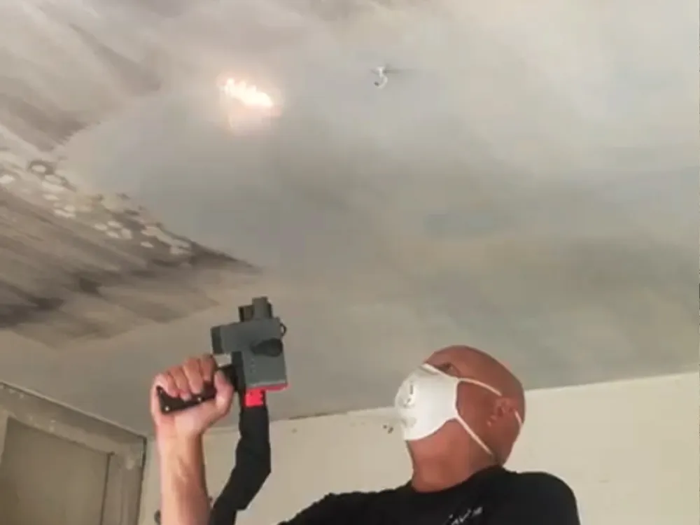 Fire damage restoration