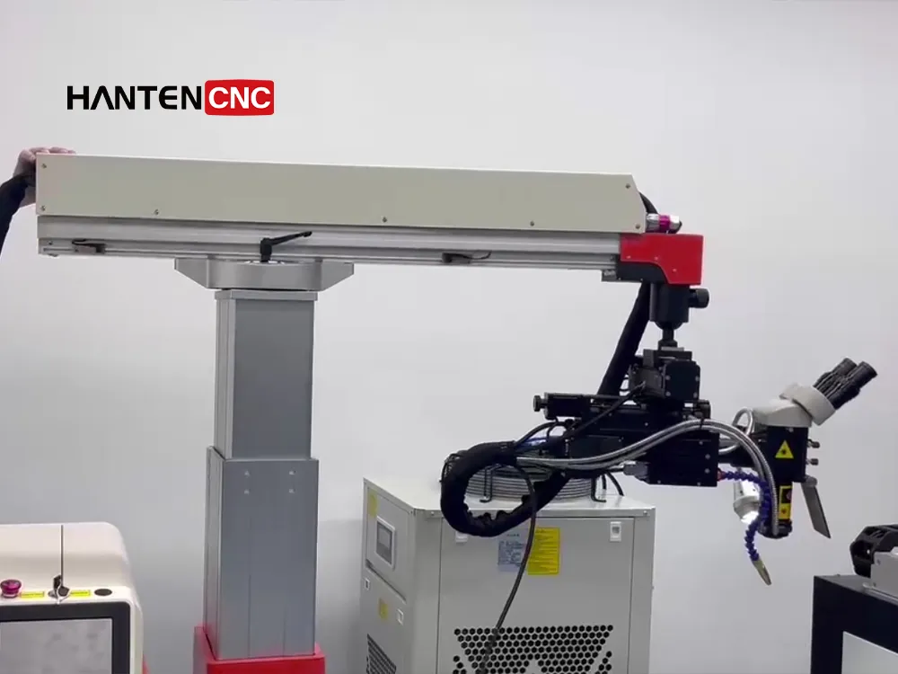 Motorized XY-Axis-Integrated Arm-type Laser Welding Machine for Mould Repair