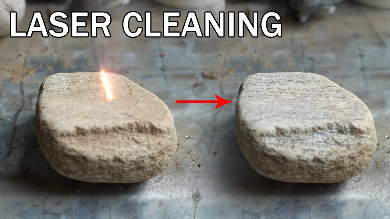 300W Single Mode Pulse Cleaning Removing Stone Dust and Coatings