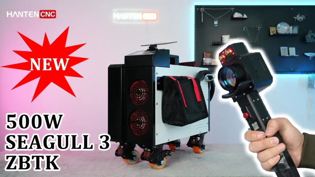 SEAGULL2™ Laser Rust Cleaning Machines with powerful ZBTK laser cleaning Gun