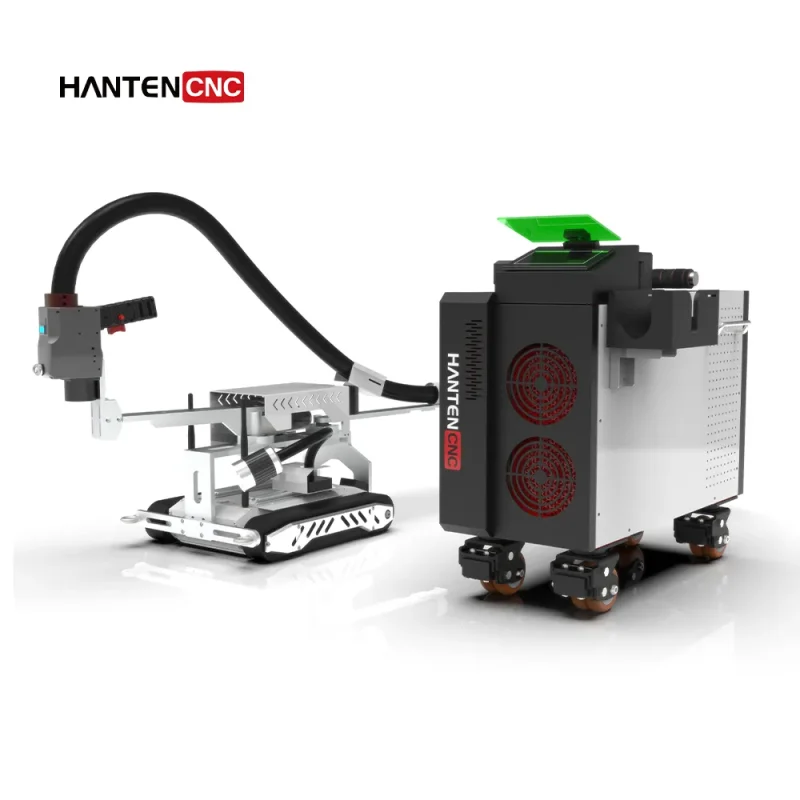 500W 1000W Pulse Laser Cleaning Tshuab nrog Magnetic Wall-Ncej