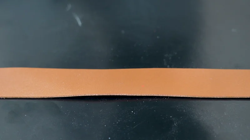 CO2 laser engraving on leather surface