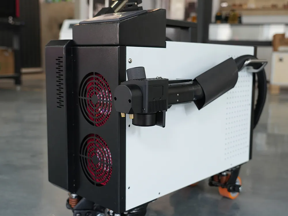 500W pulse laser cleaning machine of HANTENCNC