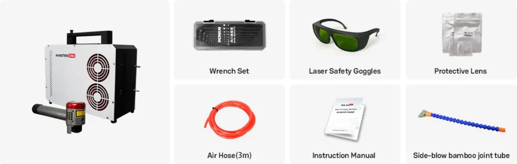 200W Backpack Pulse Laser Cleaning Machine | Laser Paint Remover