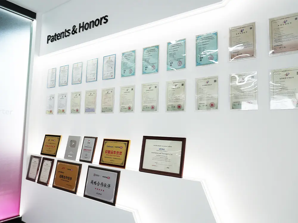 hantencnc laser patents honors